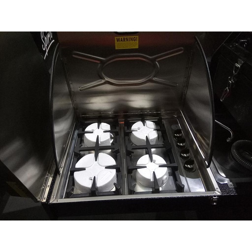 [OPTBCT4] 4 Burner Hob Cooker Upgrade for Vanguard (Installed, Gas Plumbing, Certificate)